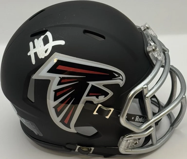 Harold Perkins Jr Signed Atlanta Falcons Mini Helmet PSA/DNA COA
