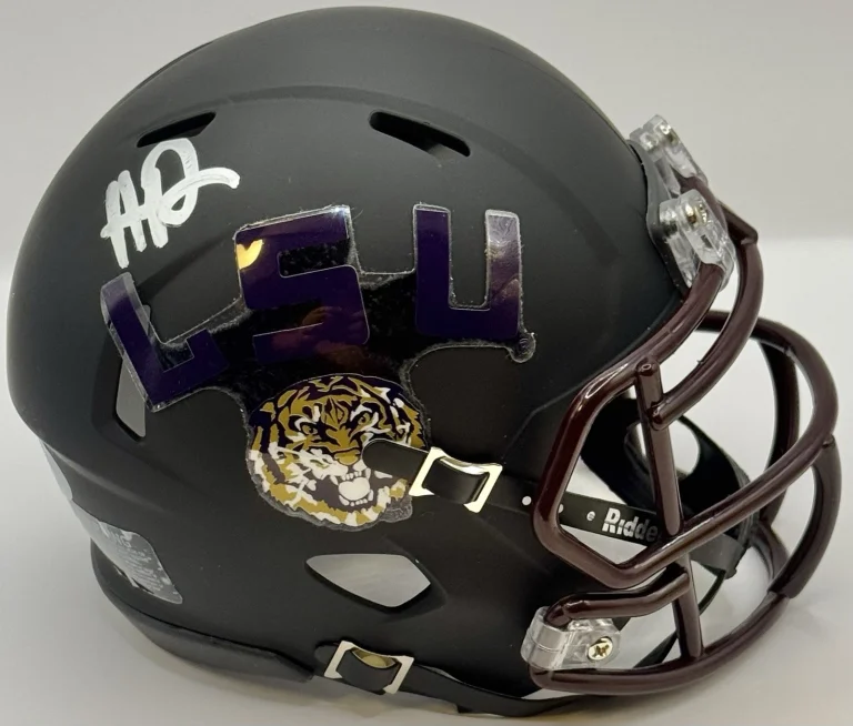 Harold Perkins Jr Signed Autographed LSU Tigers Mini Helmet PSA/DNA COA