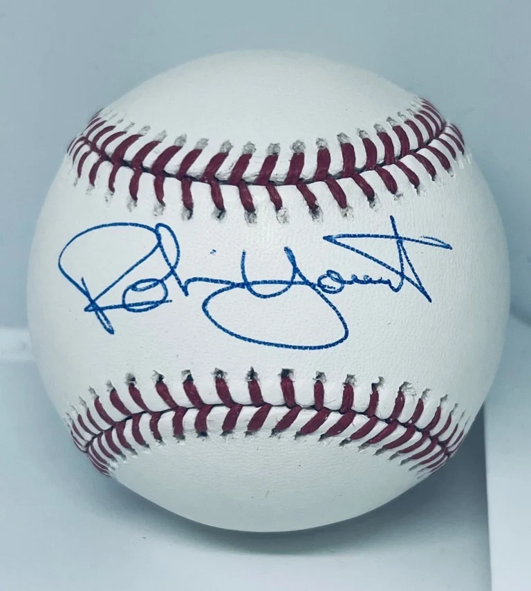 Robin Yount Milwaukee Brewers signed MLB Baseball Ball Beckett Witnessed