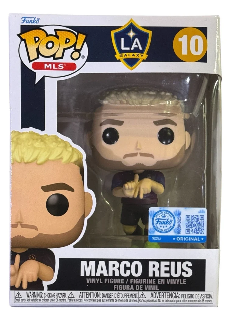 Funko POP! Marco Reus LA Galaxy Finger Gesture Exclusive MLS #10 + POP Protector