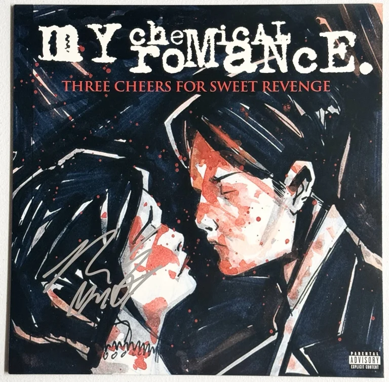Ray Toro Signed My Chemical Romance Three Cheers For Sweet Revenge Vinyl PSA/DNA