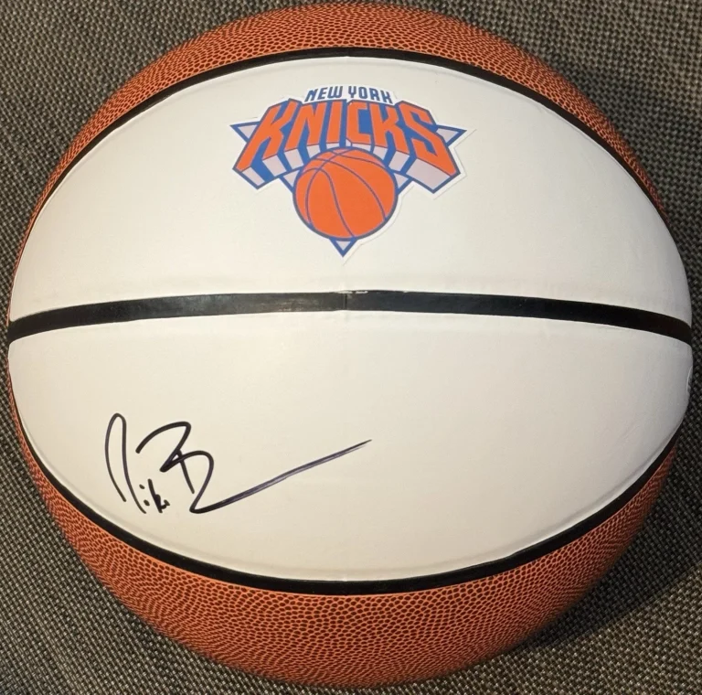 Mike Brown Signed Autographed New York Knicks Logo Basketball JSA COA