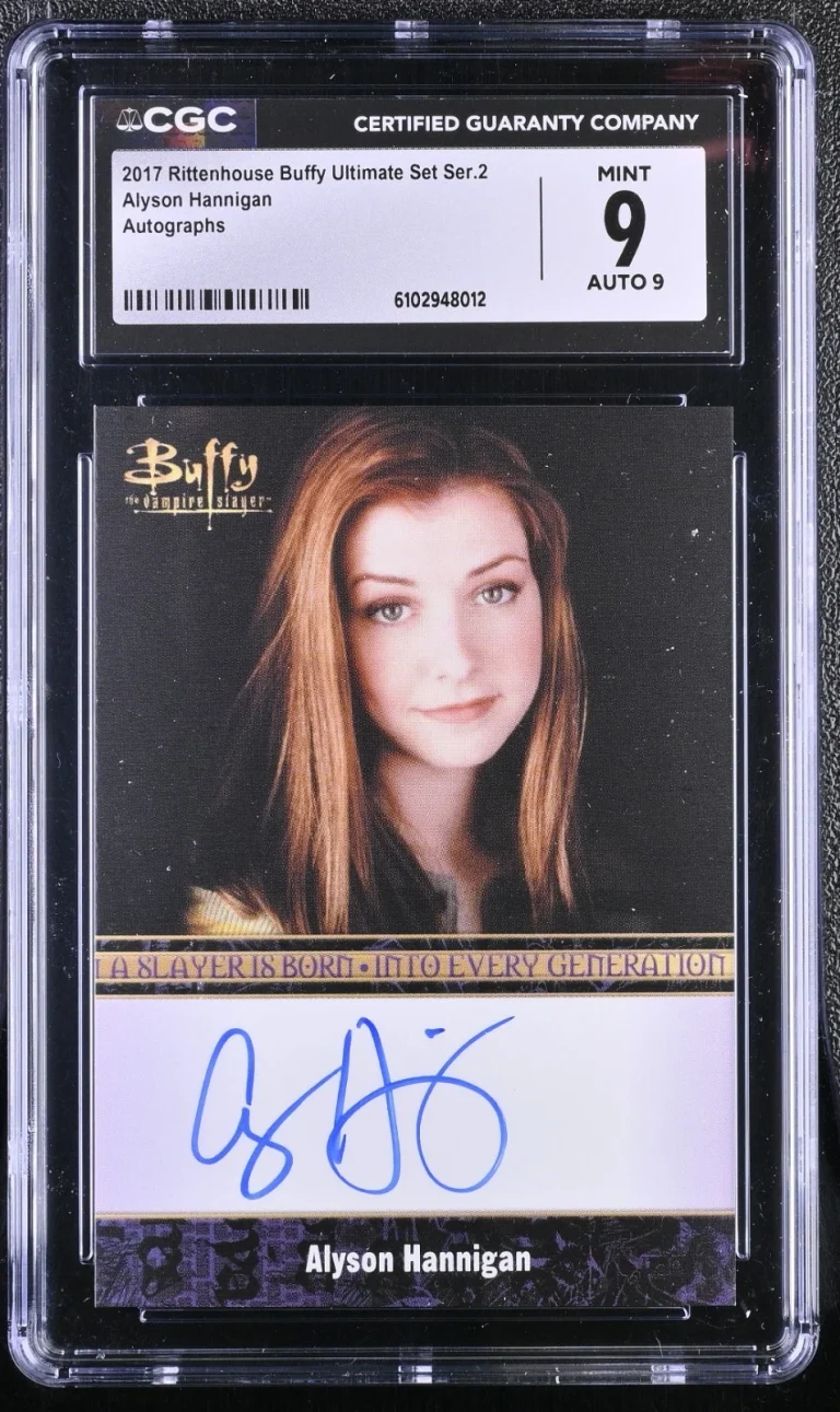 2017 Buffy Ultimate Series 2 Autographs Alyson Hannigan Signed CGC 9 Auto