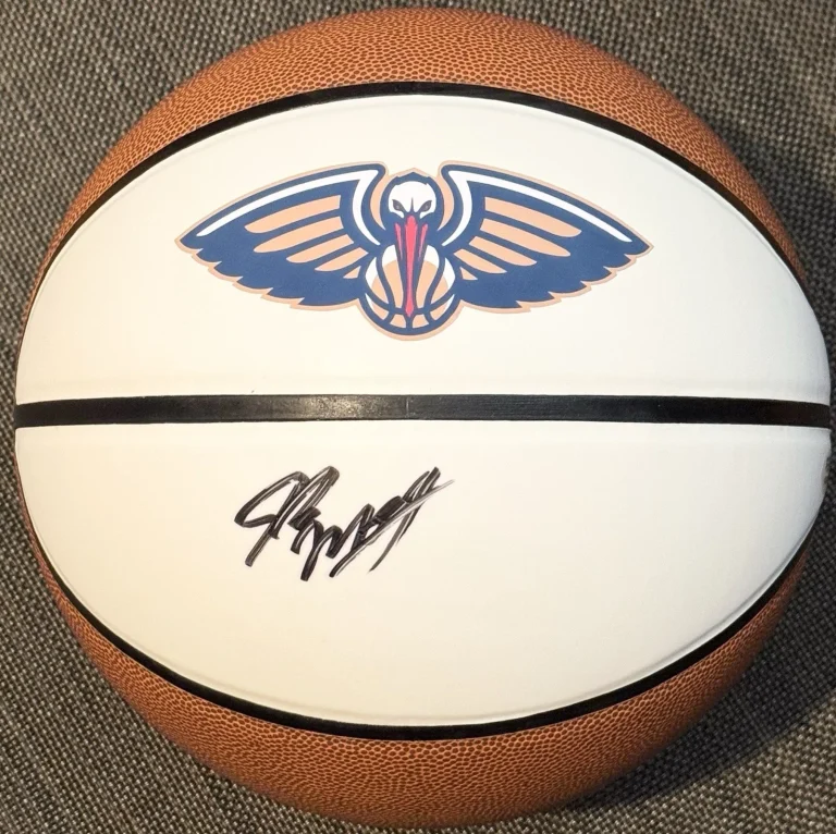 Jamahl Mosley Signed Autographed New Orleans Pelicans Logo Basketball PSA/DNA