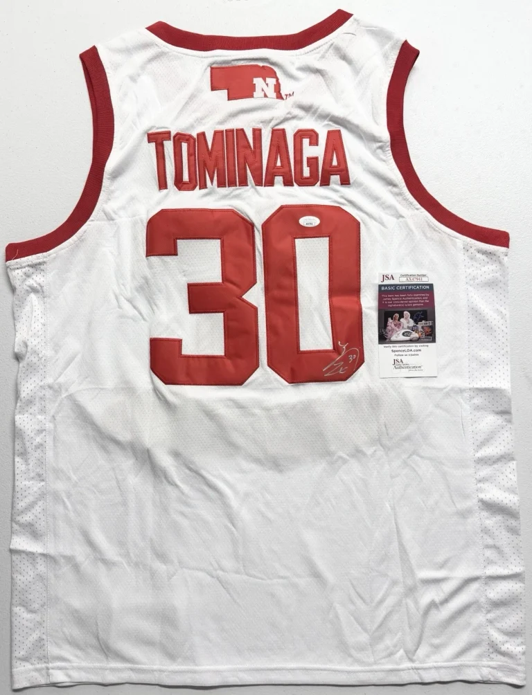 Keisei Tominaga Signed Autographed Nebraska Cornhuskers Jersey JSA COA