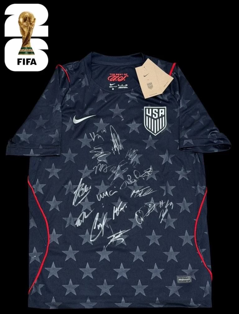 2026 USMNT United States Signed FIFA World Cup Team Jersey 16 AUTOS Pulisic ++
