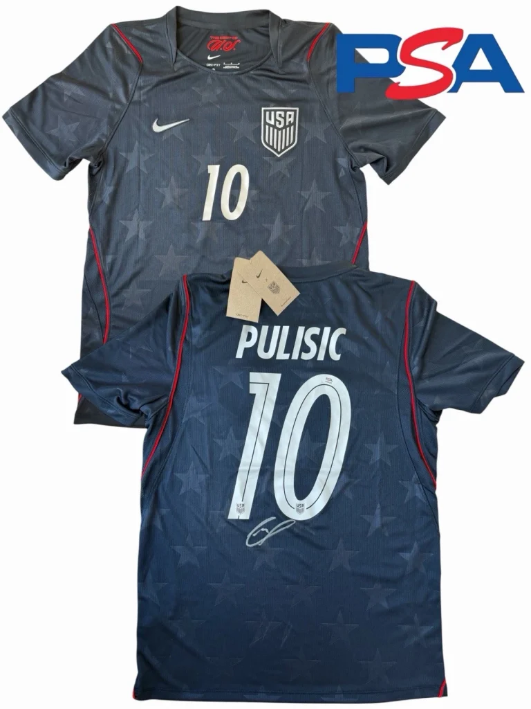 Christian Pulisic Signed 2026 USMNT FIFA World Cup #10 Jersey PSA/DNA AUTO USA