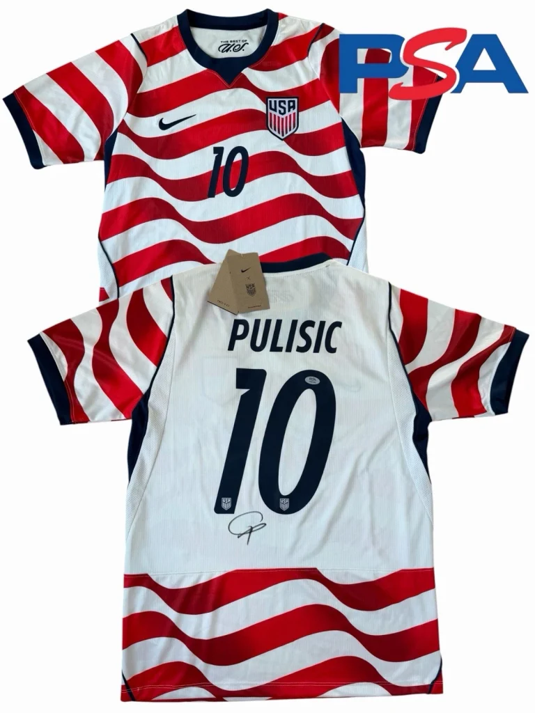 Christian Pulisic Signed 2026 USMNT FIFA World Cup #10 Jersey PSA/DNA AUTO USA