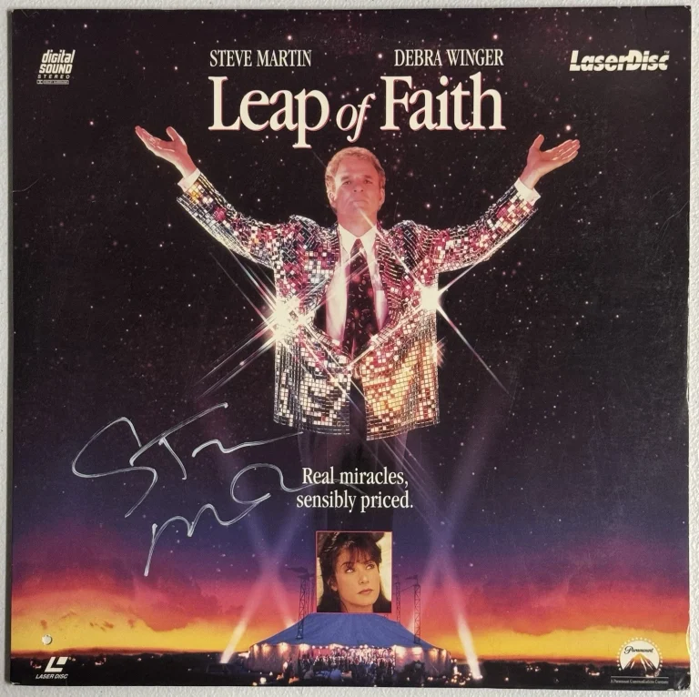 Steve Martin Signed Autographed Leap Of Faith Laserdisc Super Rare PSA/DNA COA