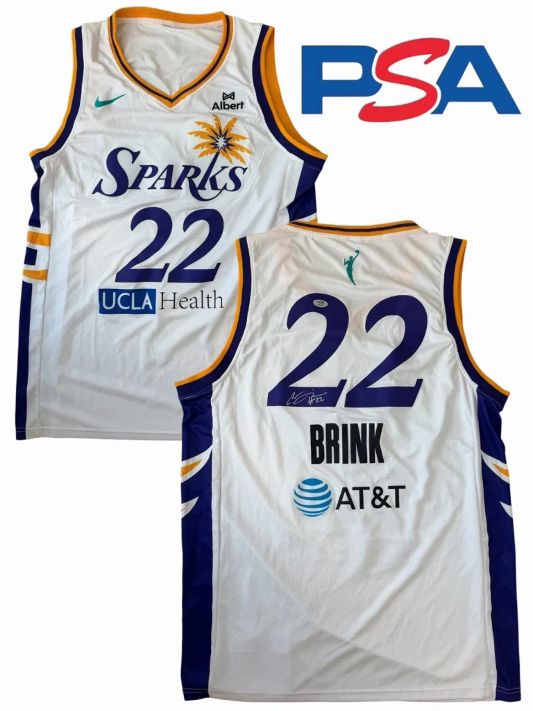 Cameron Cam Brink Signed WNBA Los Angeles Sparks #22 Jersey PSA/DNA AUTOGRAPH