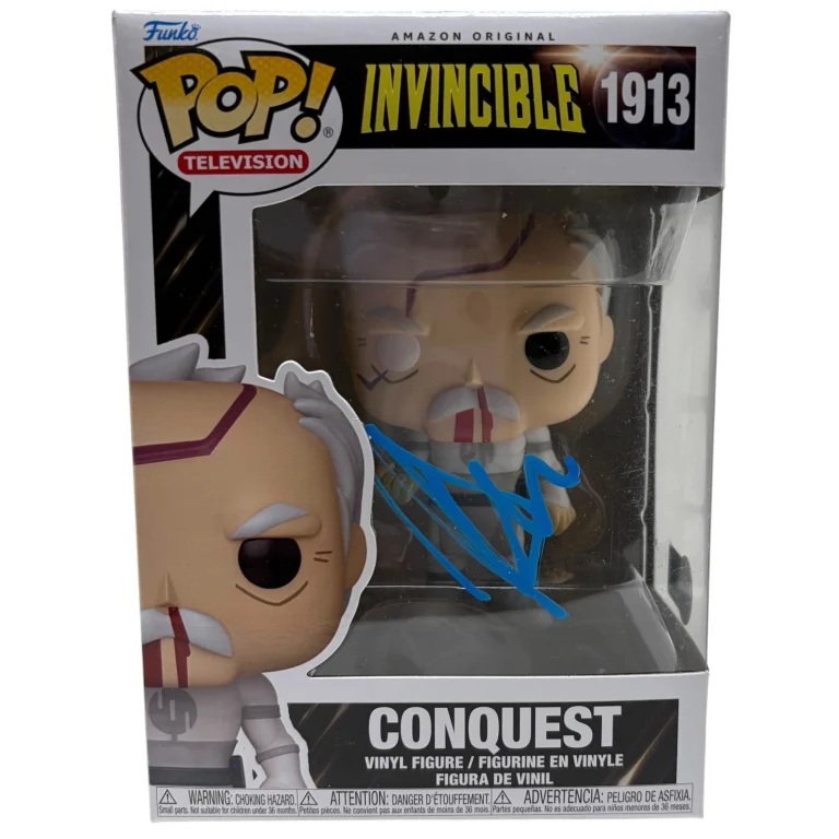 Jeffrey Dean Morgan Signed Invincible Conquest Funko Pop #1913 Autograph BAS COA