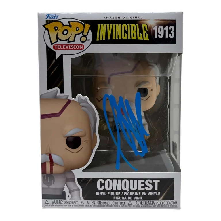 Jeffrey Dean Morgan Signed Invincible Conquest Funko Pop #1913 Autograph BAS COA