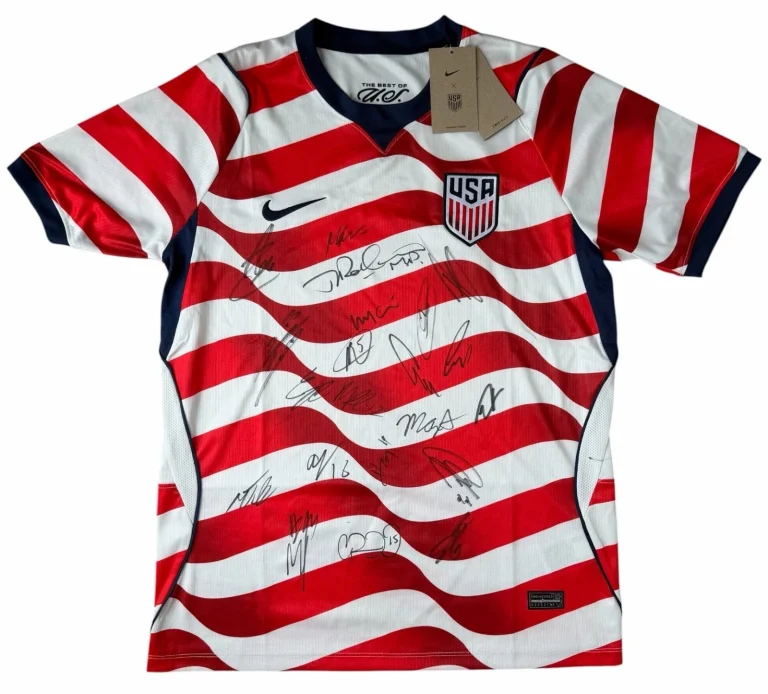 2026 USMNT United States Signed FIFA World Cup Team Jersey 21 AUTOS Pulisic ++