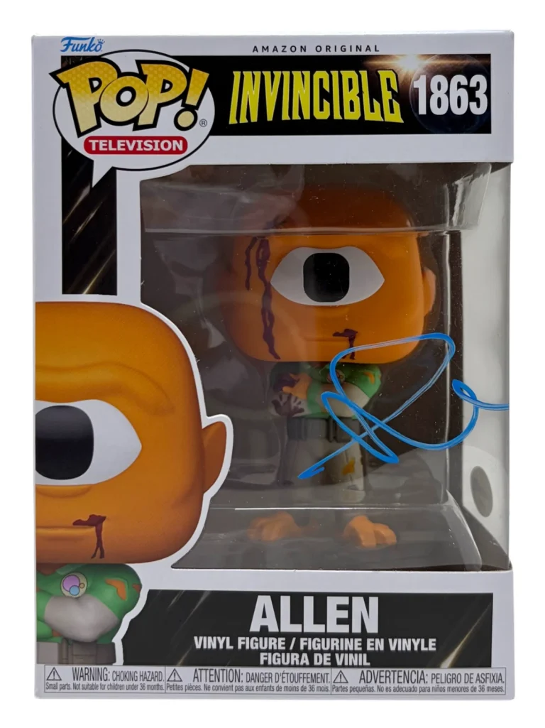 Seth Rogen Signed Invincible Allen The Alien Funko Pop #1863 Autograph ACOA COA
