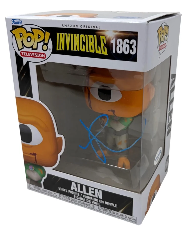 Seth Rogen Signed Invincible Allen The Alien Funko Pop #1863 Autograph ACOA COA
