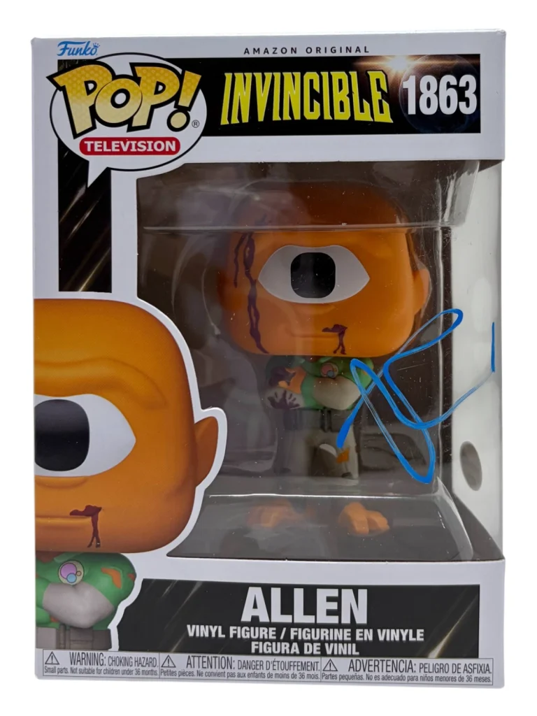 Seth Rogen Signed Invincible Allen The Alien Funko Pop #1863 Autograph ACOA COA