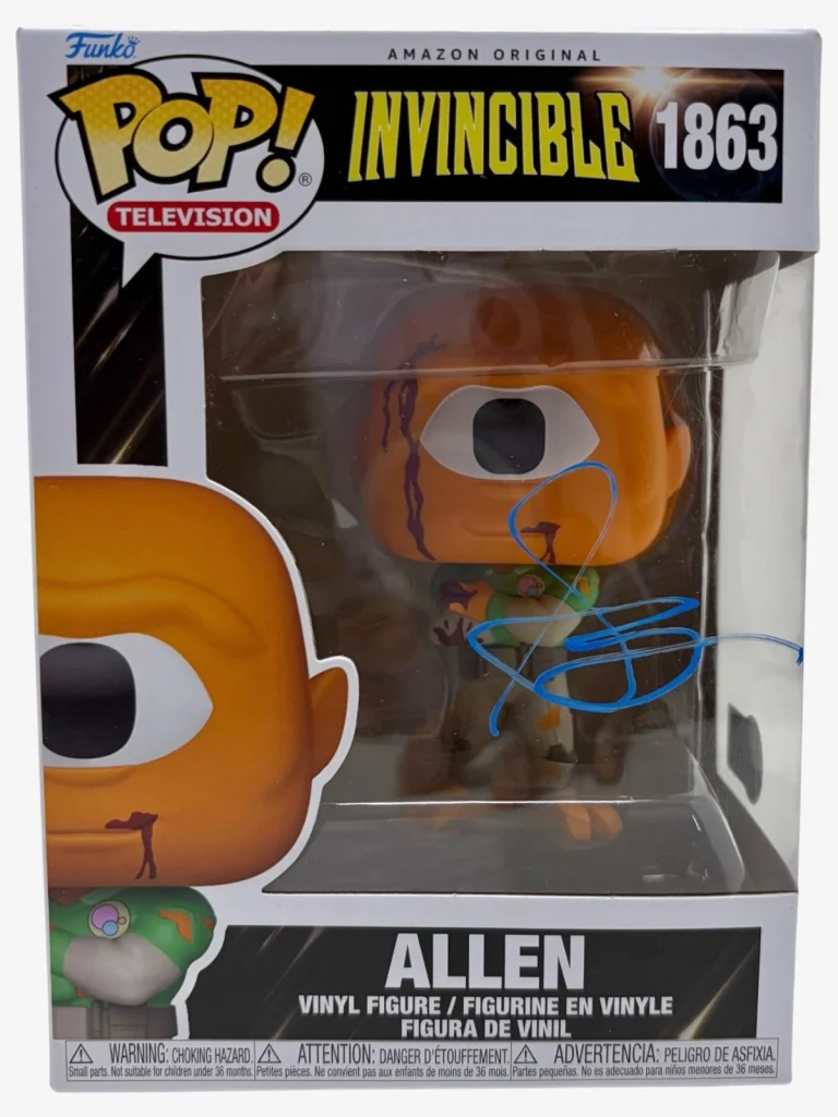 Seth Rogen Signed Invincible Allen The Alien Funko Pop #1863 Autograph BAS COA