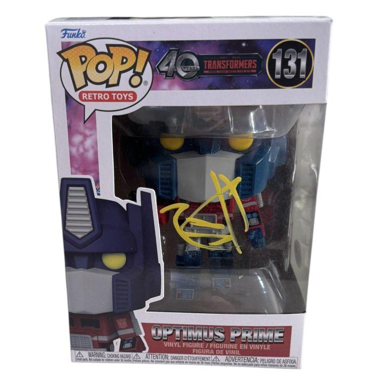 Shia LaBeouf Signed Transformers Optimus Prime Funko Pop #131 Autograph ACOA