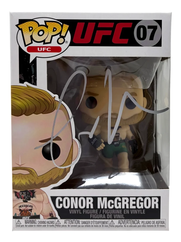 Conor McGregor Signed Autograph UFC Funko Pop #07 Figure MMA Beckett COA