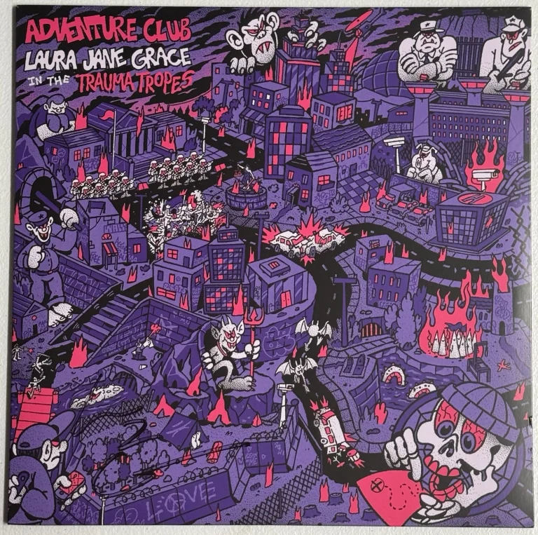 Laura Jane Grace Signed Autographed Adventure Club Vinyl LP PSA/DNA COA