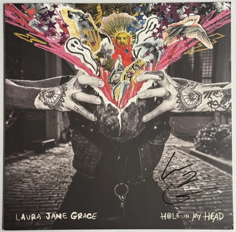 Laura Jane Grace Signed Autographed Hole In My Head Vinyl LP PSA/DNA COA