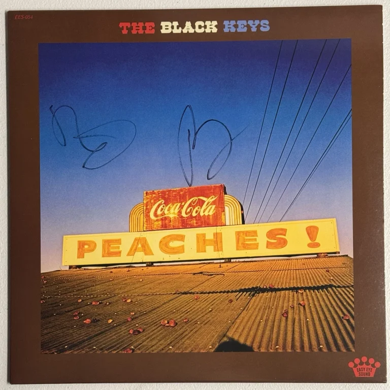 Black Keys Signed Autographed Peaches! Vinyl Dan Patrick PSA/DNA COA