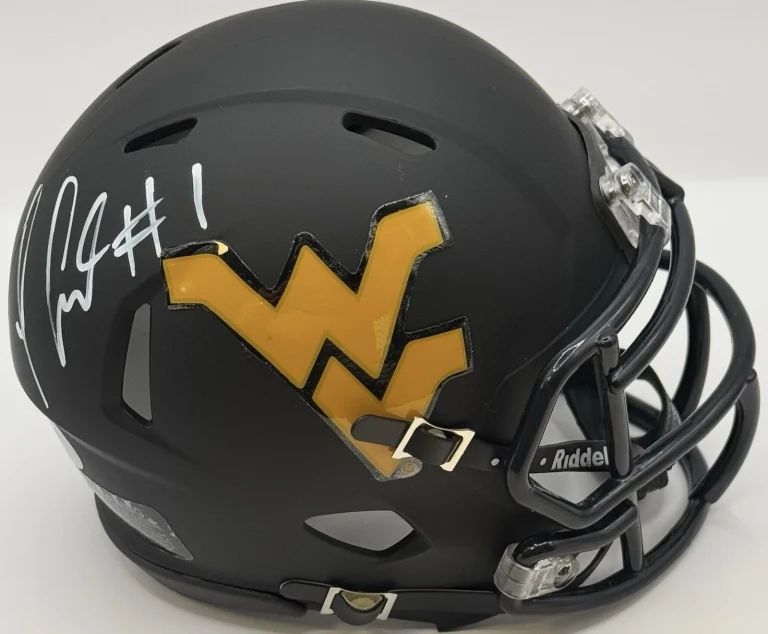 Tavon Austin Signed Autographed West Virginia Mountaineers Mini Helmet PSA/DNA