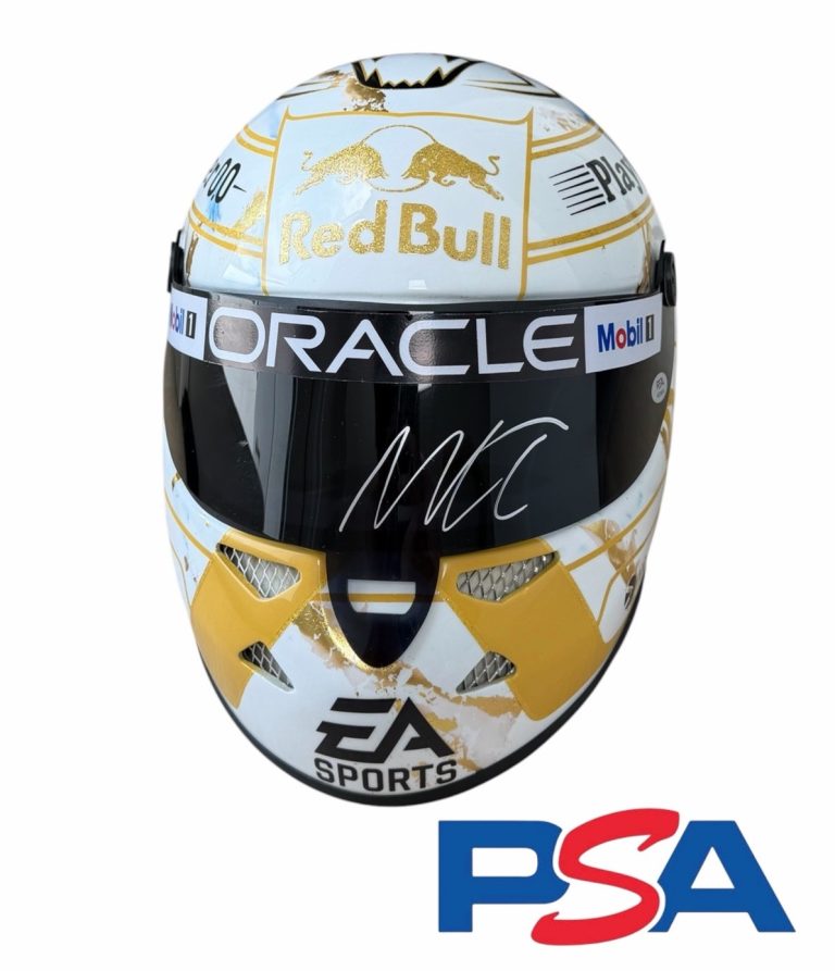 Max Verstappen Signed 2024 F1 World Champion 1:1 Full Size Helmet PSA AUTO WDC