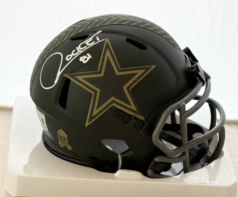 Rocket Ismail signed Dallas Cowboys STS mini helmet autographed Beckett Witness