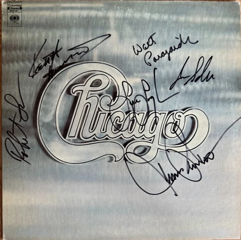Chicago Group Signed Chicago II Album LP Lamm Pankow Scheff +3 PSA PSA/DNA LOA