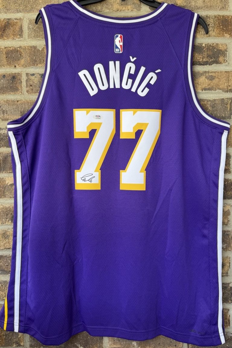 Luka Doncic Signed Officially Licensed Los Angeles Lakers Nike Jersey PSA/DNA