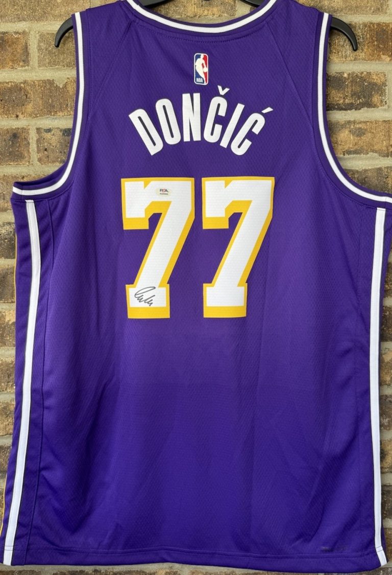 Luka Doncic Signed Officially Licensed Los Angeles Lakers Nike Jersey PSA/DNA