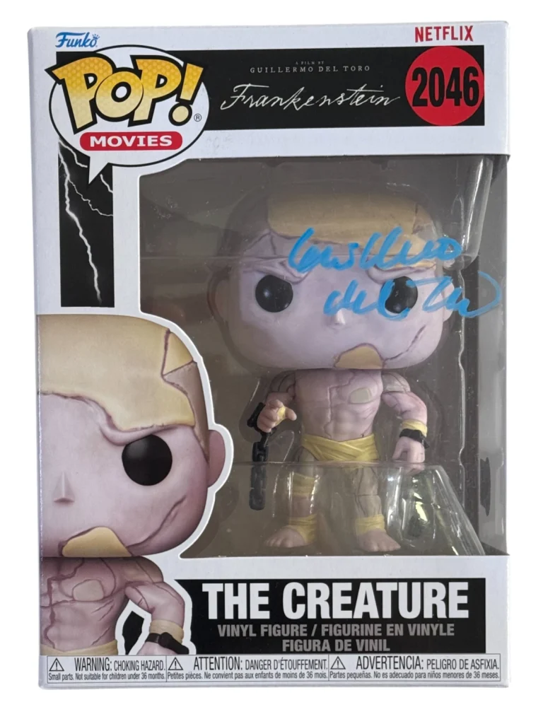 Guillermo Del Toro Signed Frankenstein The Creature Funko Pop 2046 Autograph BAS