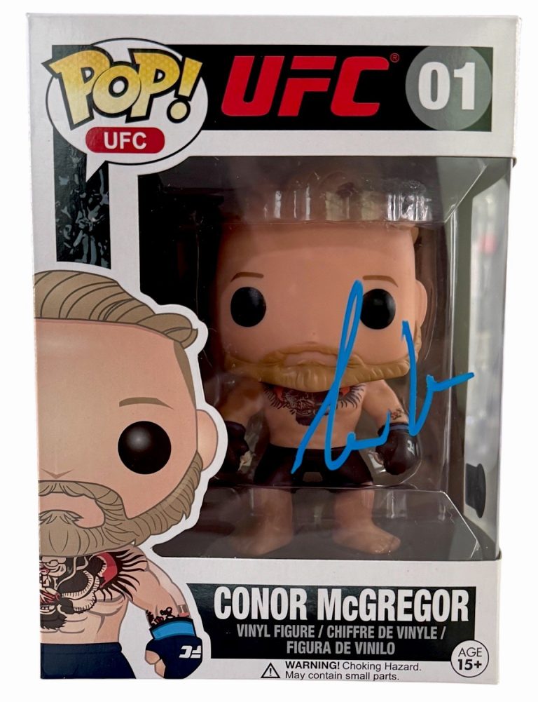 Conor McGregor Signed Funko Pop UFC #01 Figure MMA Autograph Beckett COA