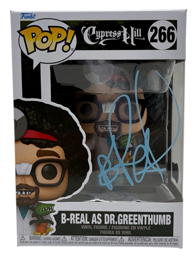 B-Real Cypress Hill Signed Autograph Dr. Greenthumb Funko Pop #266 Beckett COA
