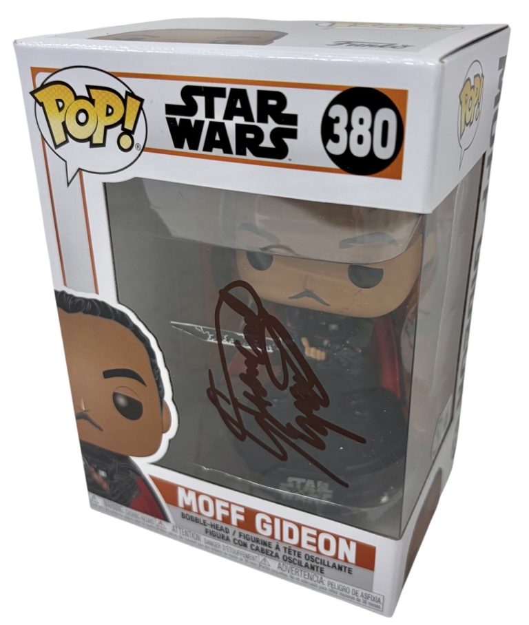 Giancarlo Esposito Signed The Mandalorian Moff Gideon Star Wars Funko Pop BAS