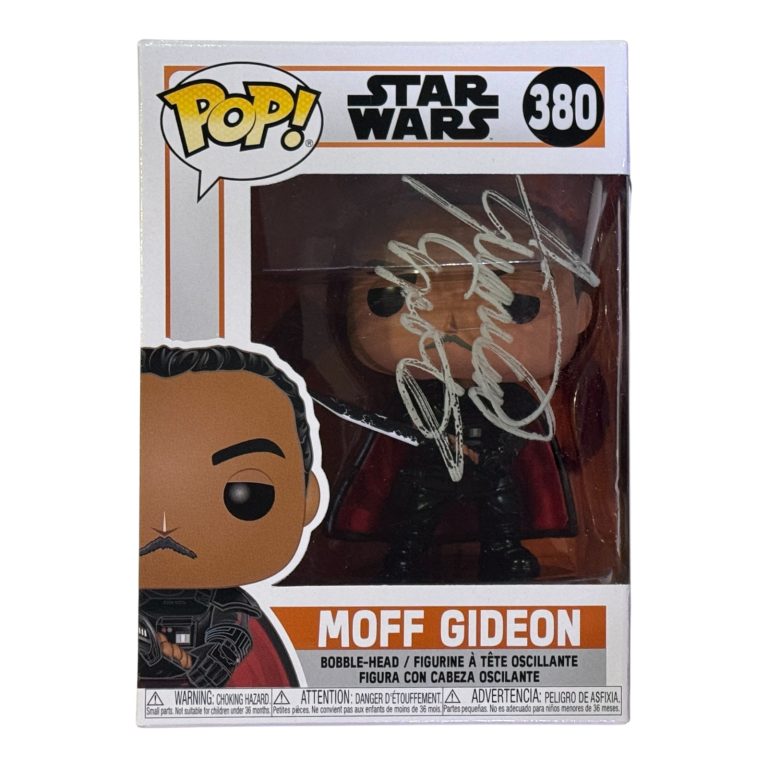 Giancarlo Esposito Signed The Mandalorian Moff Gideon Star Wars Funko Pop BAS