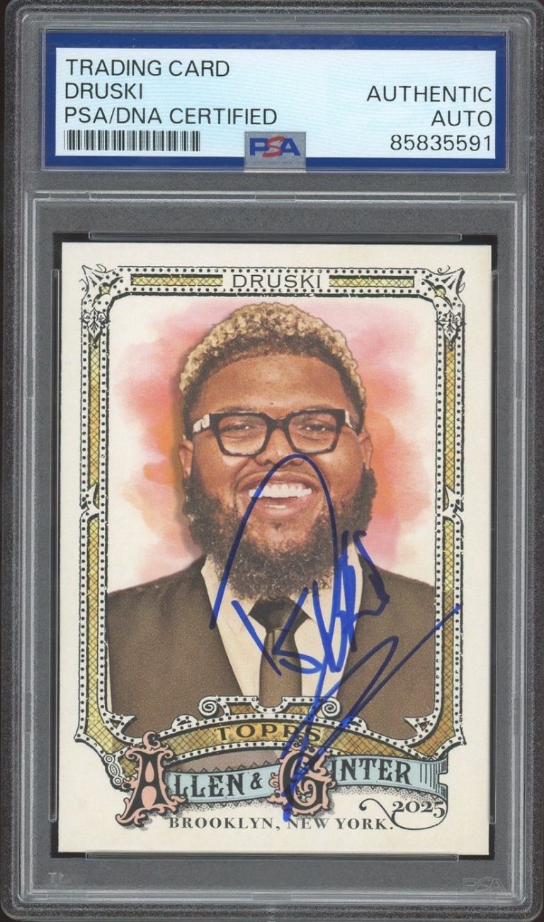 2025 Topps Allen & Ginter #204 Druski Signed Comedian Rookie Card PSA/DNA AUTO