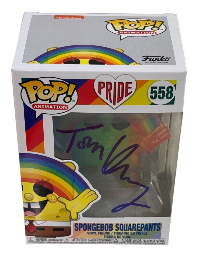Tom Kenny Signed SpongeBob Squarepants Funko Pop #558 Autograph Beckett COA