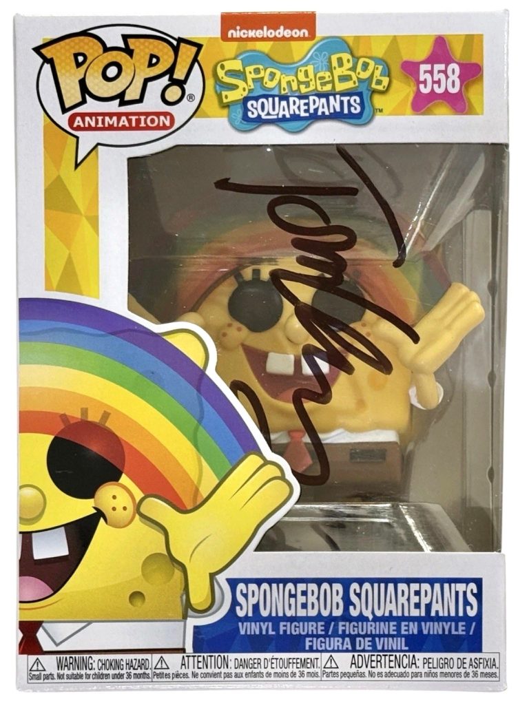 Tom Kenny Signed SpongeBob Squarepants Funko Pop #558 Autograph Acoa 128