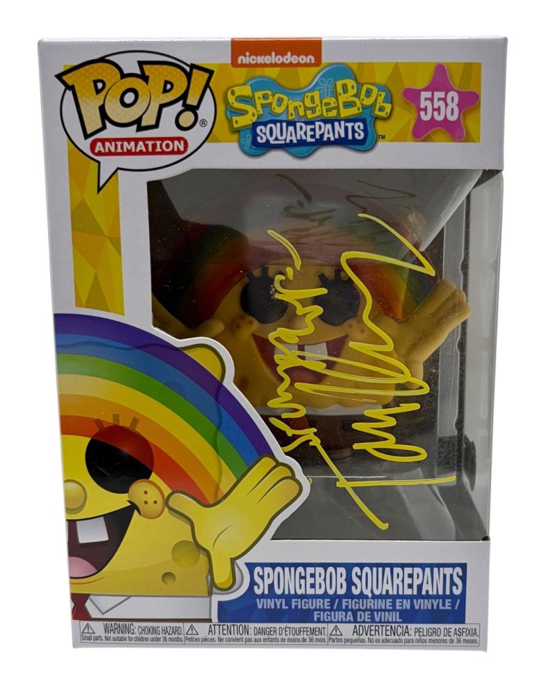 Tom Kenny Signed SpongeBob SquarePants Funko Pop #558 Autograph Beckett COA