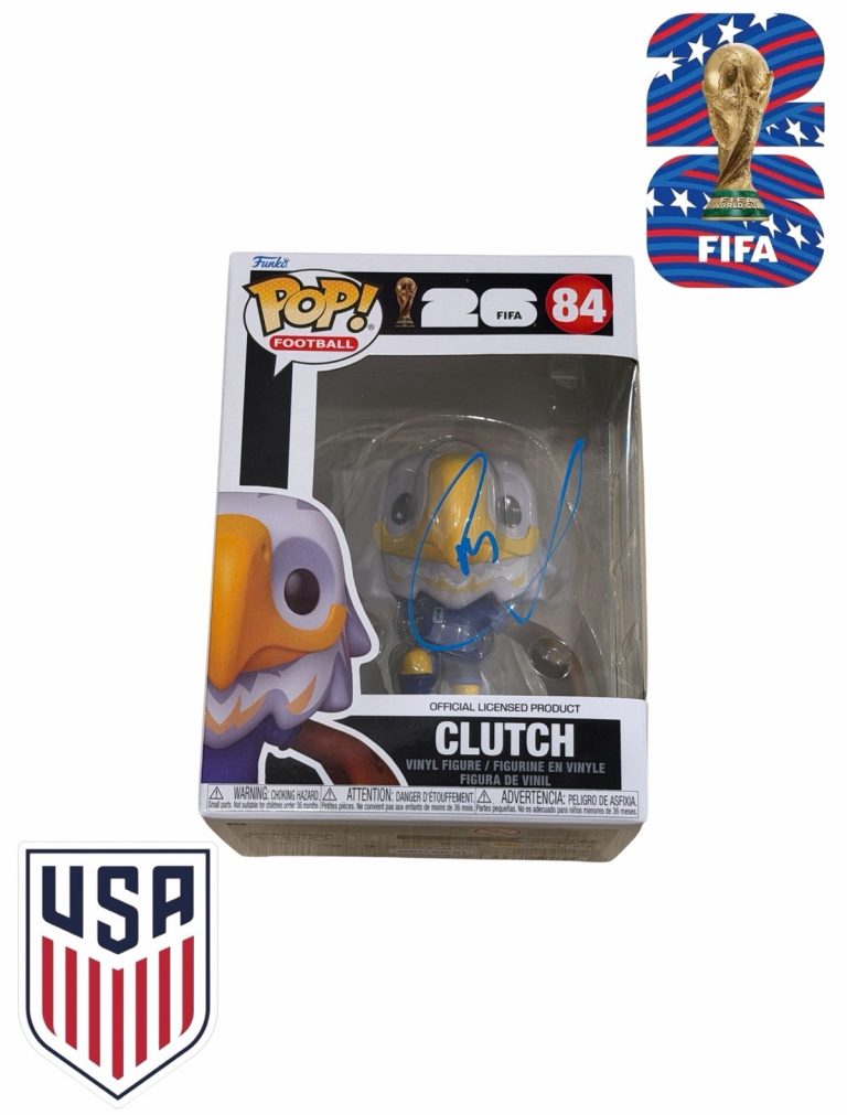 Christian Pulisic Signed 2026 Clutch FIFA World Cup Funko Pop #84 USMNT USA