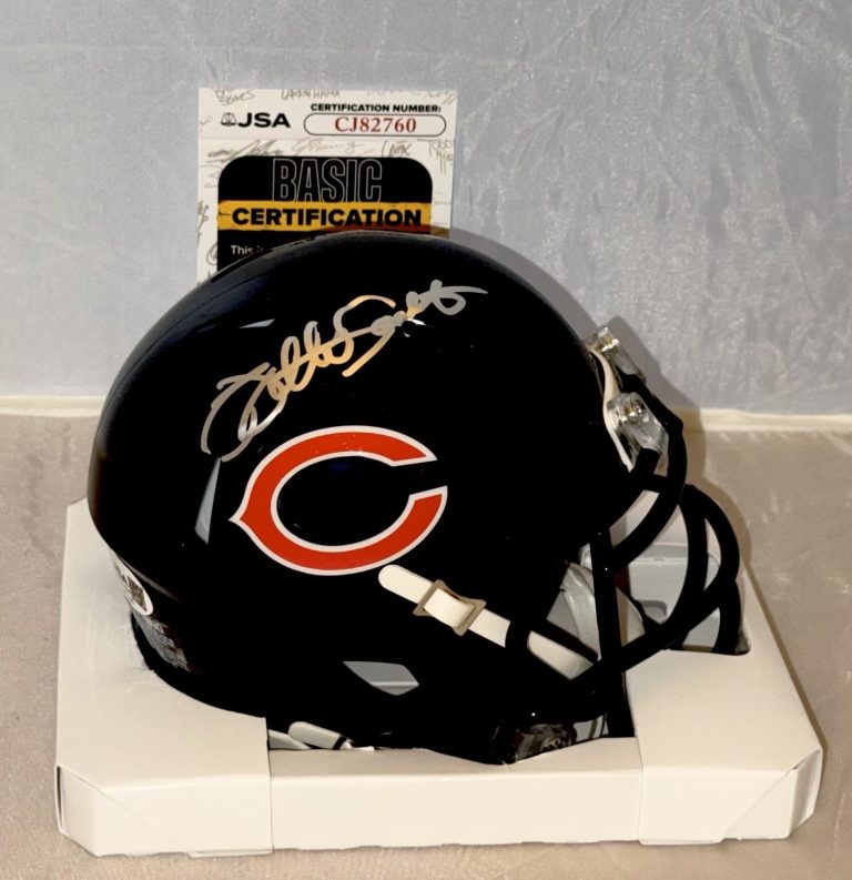 Willie Gault signed Chicago Bears Speed mini helmet autographed JSA COA