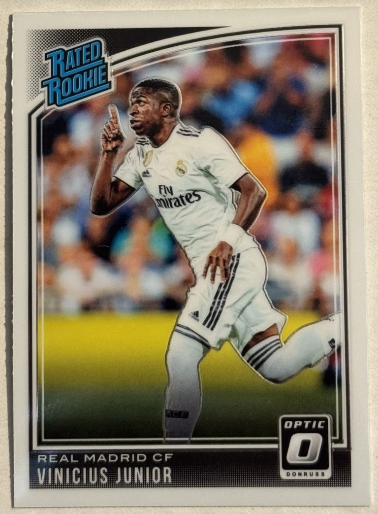 2018-19 Panini Donruss Rated Rookie Optic Vinicius Junior #177 Rookie RC