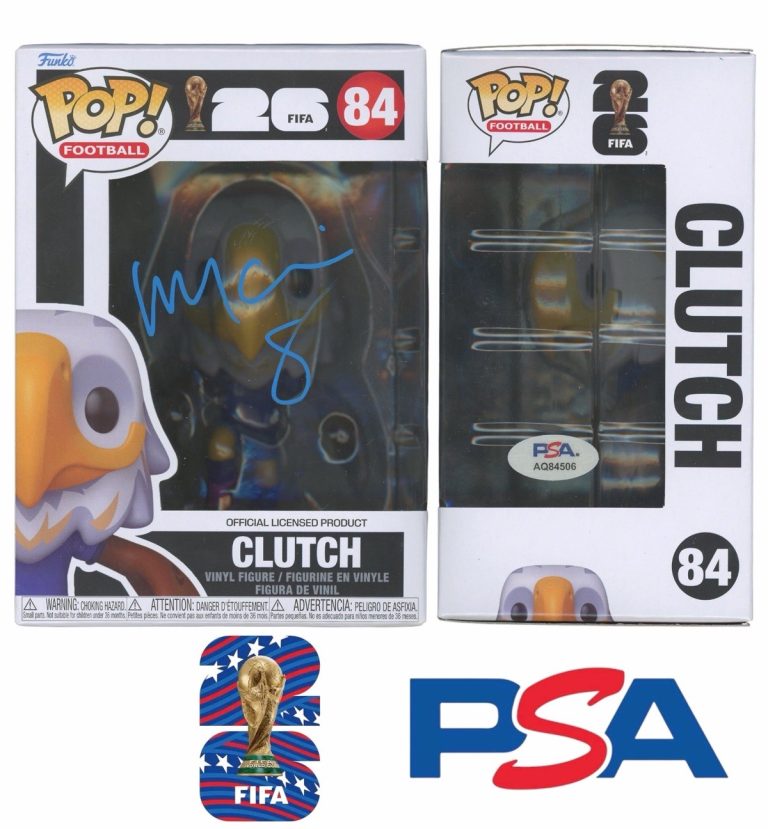 Weston McKennie Signed 2026 Clutch FIFA World Cup Funko Pop #84 PSA AUTO USMNT