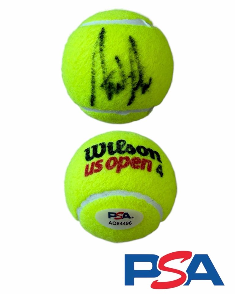 Andre Agassi Signed Official Wilson US OPEN CHAMPIONSHIPS Tennis Ball PSA AUTO