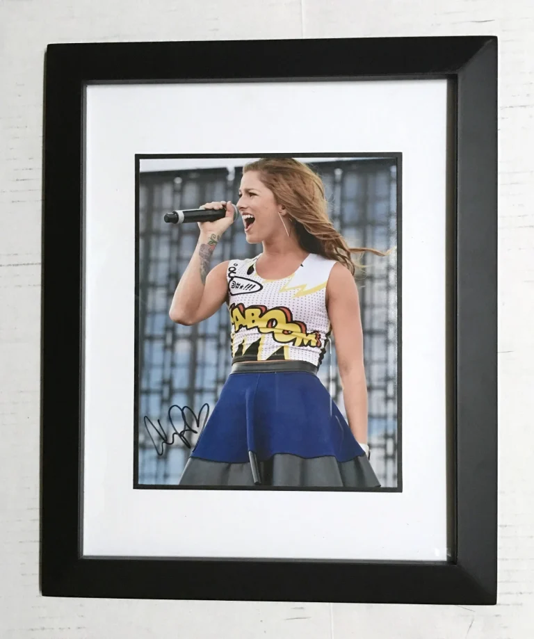 I Am Invincible CASSADEE POPE Signed Autographed FRAMED Photo COA Think Of You 2