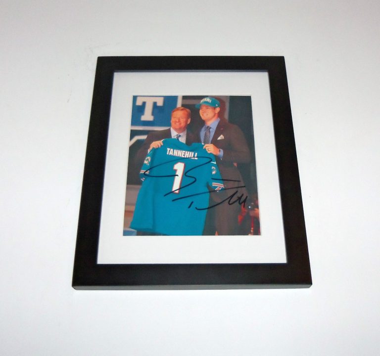 Miami Dolphins RYAN TANNEHILL Signed Autographed FRAMED Photo COA! PROOF