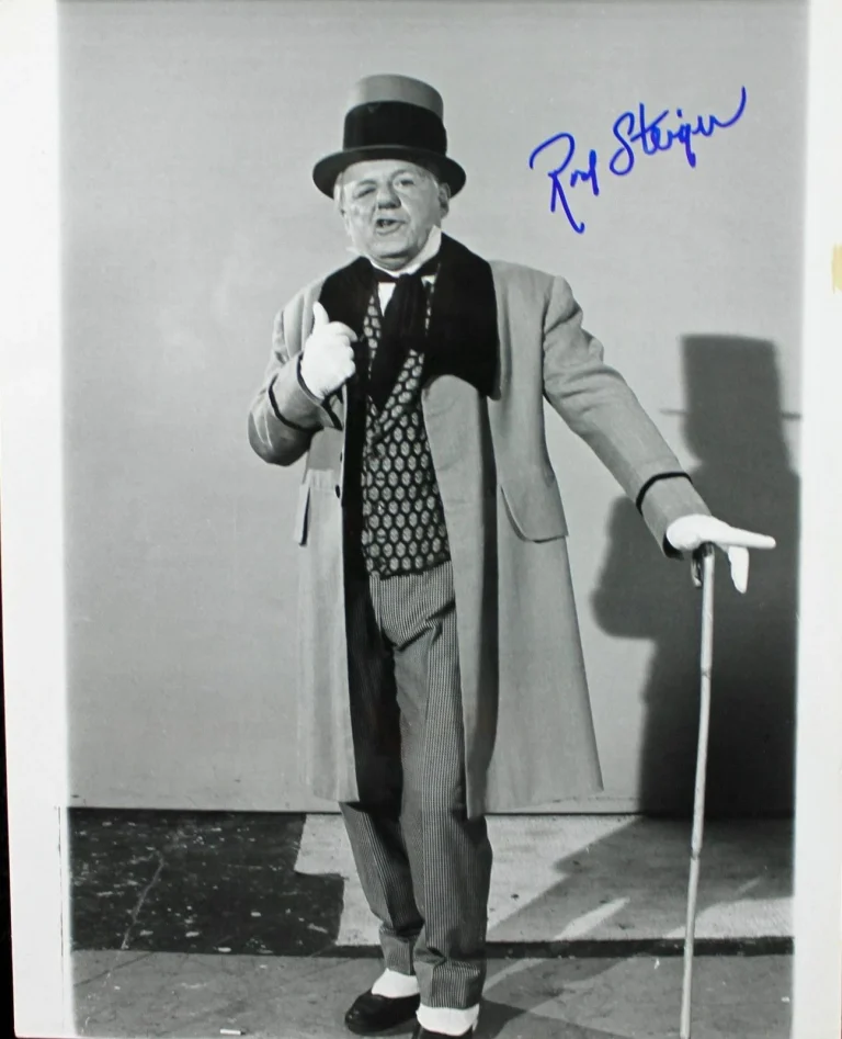 Rod Steiger Signed Autographed 8
