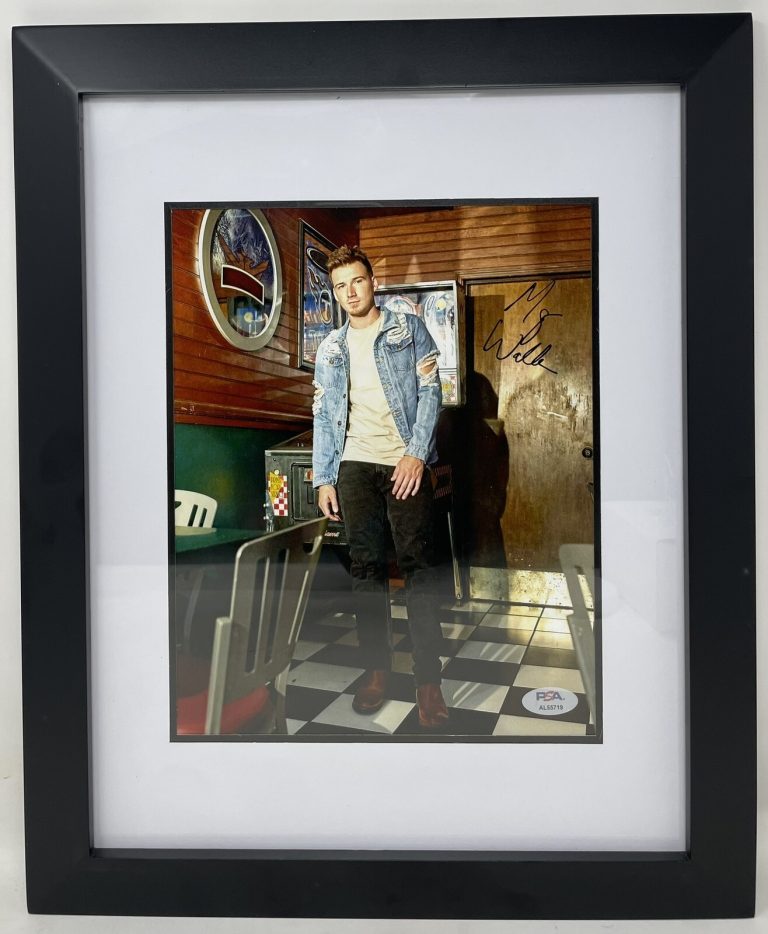 PSA/DNA MORGAN WALLEN Autographed Signed FRAMED 8x10 Photo EARLY FULL SIGNATURE